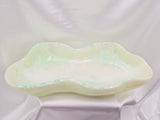 Large Resin Wave Bowl - Green