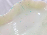 Large Resin Wave Bowl - Green