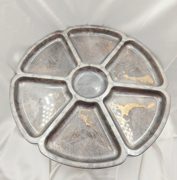 Resin Section Tray - Shimmery Bronze/Gold