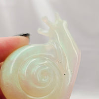 Desk Décor Resin Snail - Light Green