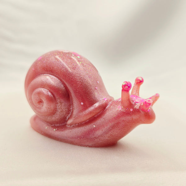 Desk Décor Resin Snail - Rose
