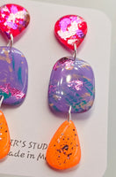 Persephone Dangle Resin Earrings