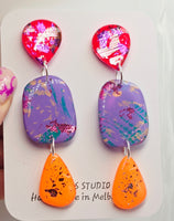 Persephone Dangle Resin Earrings