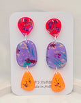 Persephone Dangle Resin Earrings
