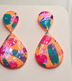 Caroline Dangle Resin Earrings