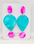 Sassy Drop Resin Earrings