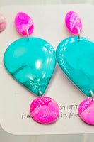 Sassy Drop Resin Earrings