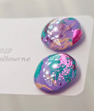 Polly Resin Stud Earrings