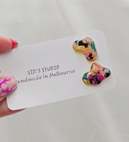 Maddie Resin Stud Earrings
