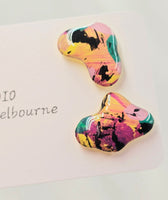 Maddie Resin Stud Earrings