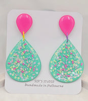 Candi Mandi Drop Resin Earrings