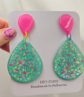 Candi Mandi Drop Resin Earrings