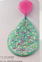 Candi Mandi Drop Resin Earrings