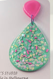 Candi Mandi Drop Resin Earrings