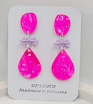 Bowie Dangle Resin Earrings