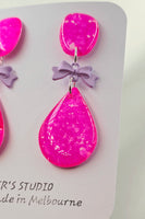 Bowie Dangle Resin Earrings