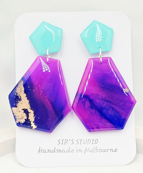 Rachel Resin Drop Earrings