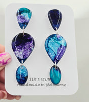 Sereen Dangle Resin Earrings