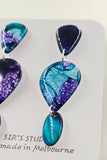 Sereen Dangle Resin Earrings