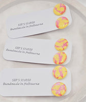 Harriet Stud Resin Earrings