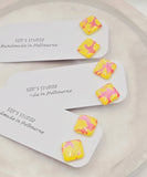 Harriet Stud Resin Earrings