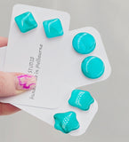Ocean Stud Resin Earrings