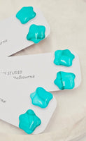Ocean Stud Resin Earrings