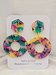 Lulu Dangle Resin Earrings