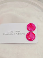 Carrie Resin Large Stud Earrings