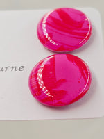 Carrie Resin Large Stud Earrings