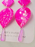 Razzle Dangle Resin Earrings