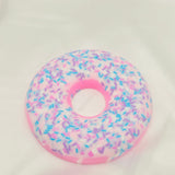Resin Donut Coaster - White/Pink/Sprinkles