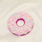Resin Donut Coaster - Rainbow Sprinkles/Pink