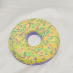Resin Donut Coaster - Yellow/Purple/Sprinkles