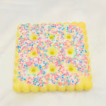 Resin Cookie Coaster - Yellow/Sprinkles