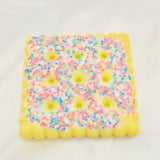 Resin Cookie Coaster - Yellow/Sprinkles