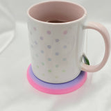 Resin Donut Coaster - Purple/Pink