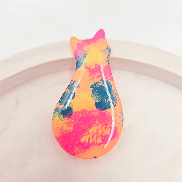 Resin Cat Brooch - Betty