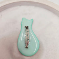 Resin Cat Brooch - Lilly