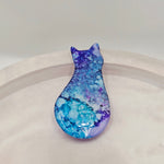 Resin Cat Brooch - Claire