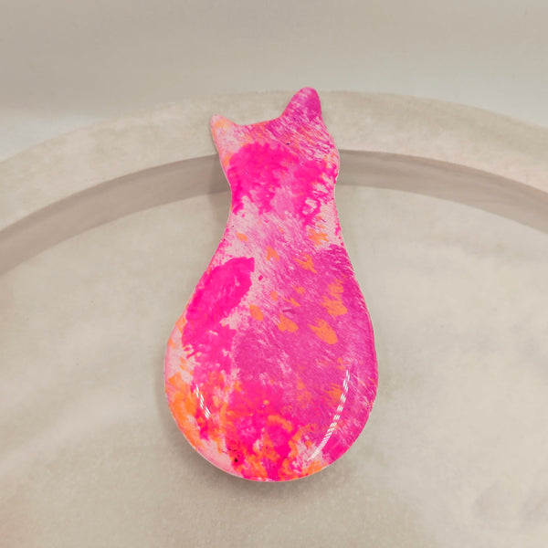 Resin Cat Brooch - Summer