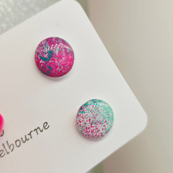 Abey Resin Mini Stud Earrings