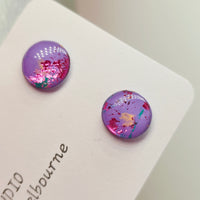 Polly Resin Mini Stud Earrings