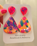 Jamie Drop Resin Earrings