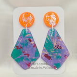 Tayla Dangle Resin Earrings