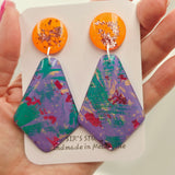 Tayla Dangle Resin Earrings