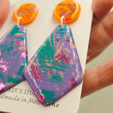 Tayla Dangle Resin Earrings
