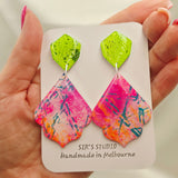 Aurora Dangle Resin Earrings