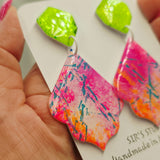 Aurora Dangle Resin Earrings