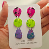 Ariella Dangle Resin Earrings